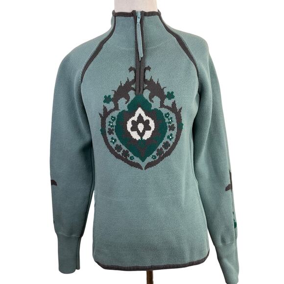 Athleta Sweaters - Athleta 1/3 Zip Mock Neck Pullover Sweater Size Medium